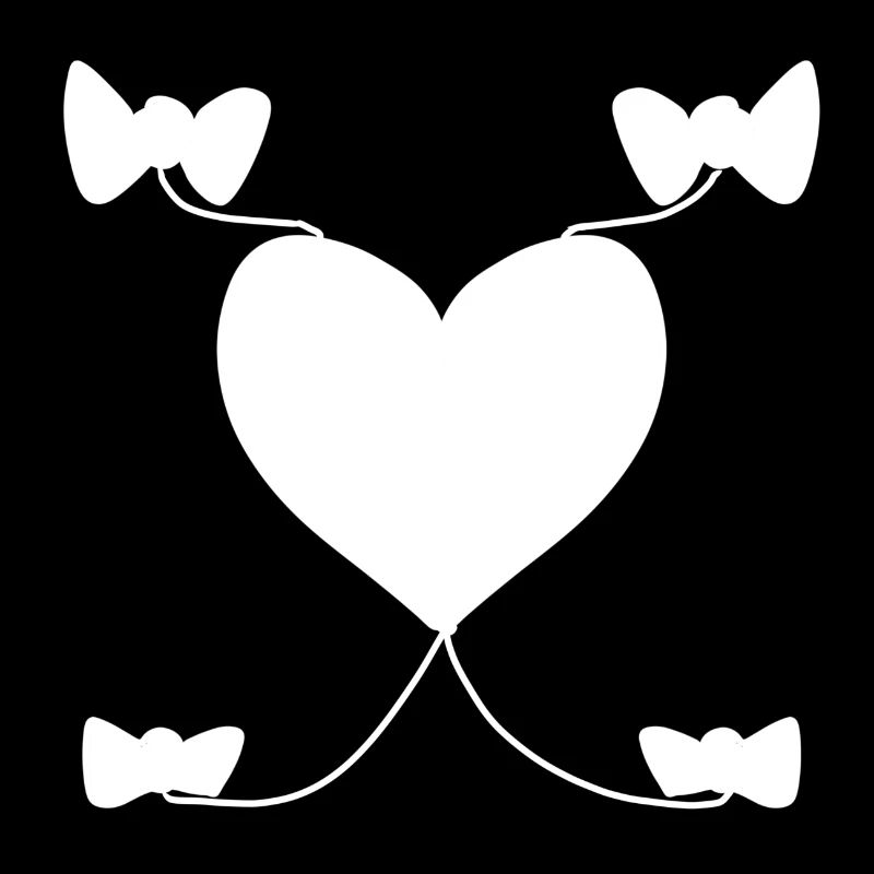 Heart Bow Pattern Shapes Shapes