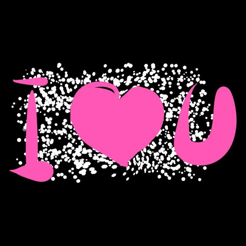 herz muster punkte ich liebe dich