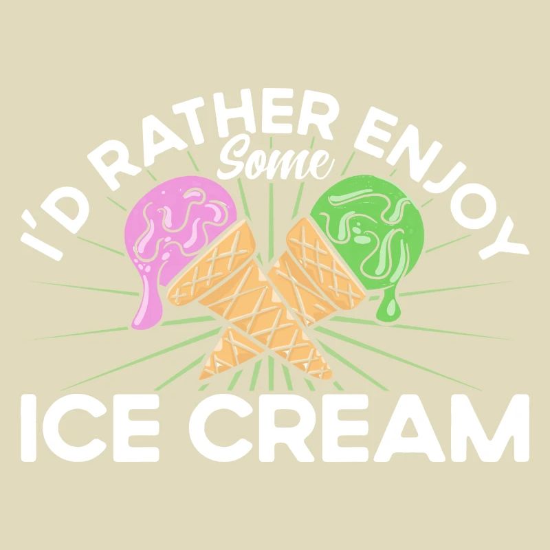 Je préfère profiter d’une glace à la crème glacée
