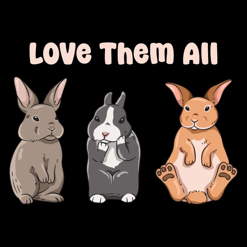 Conception de lapin mignon pour les propriétaires de lapins