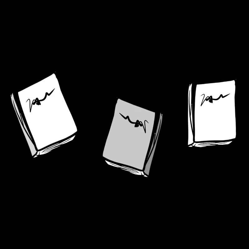 three books pattern reading cartoon