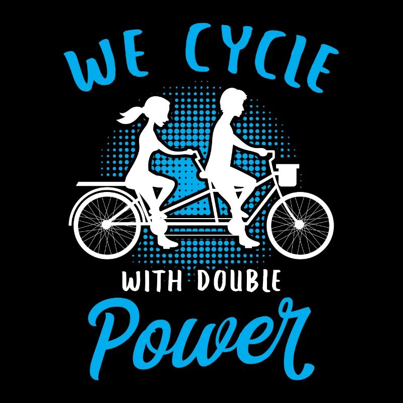 We cycle with double force Tandem Bike Fun