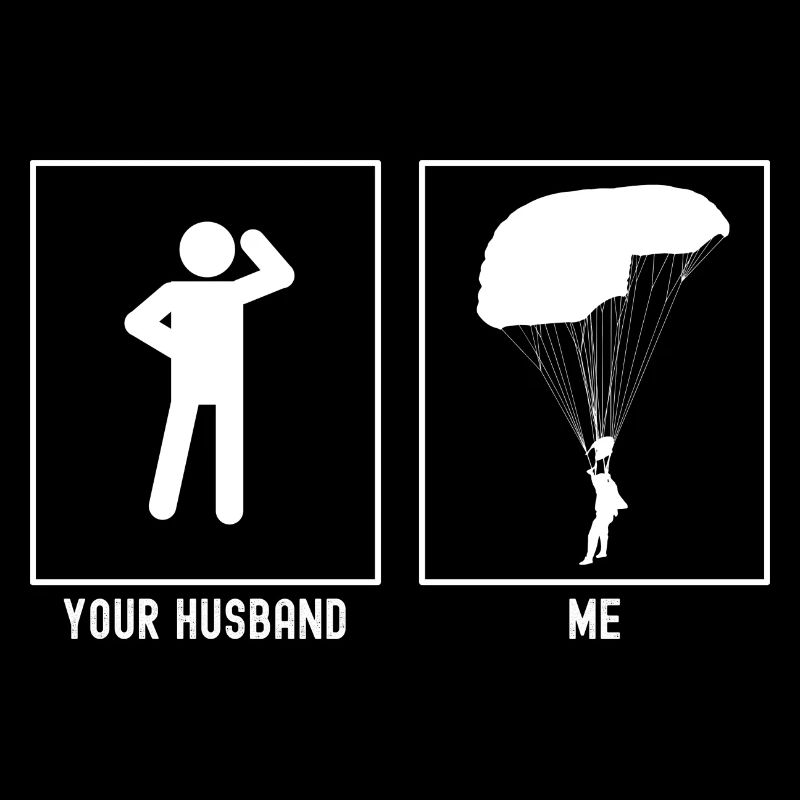 Your husband - Me - Paragliding side view