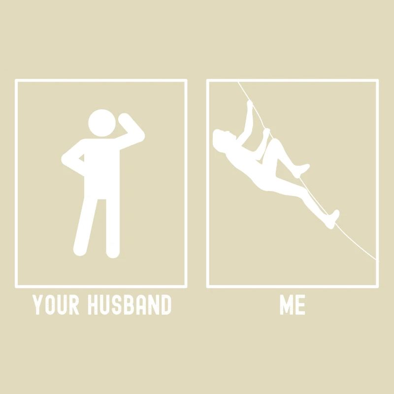 Ihr Ehemann - Ich - Klettern Diagonal