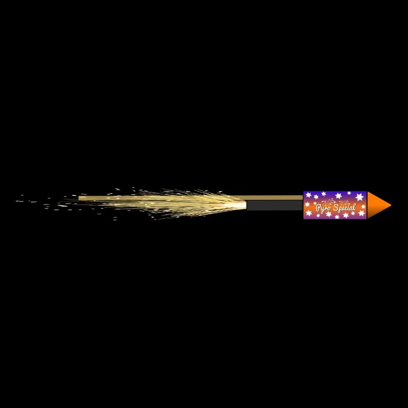 Fusée de feux d'artifice du Nouvel An