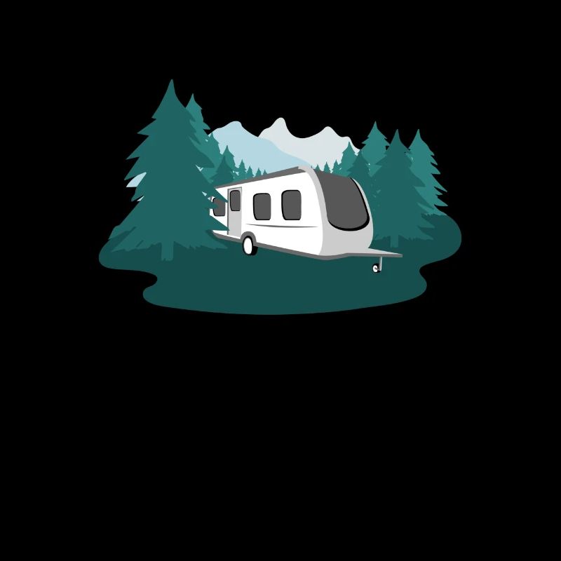 Forest camping caravan design for nature lovers
