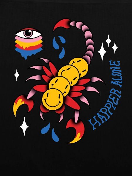 Trippy Tausendfüßler Tattoo