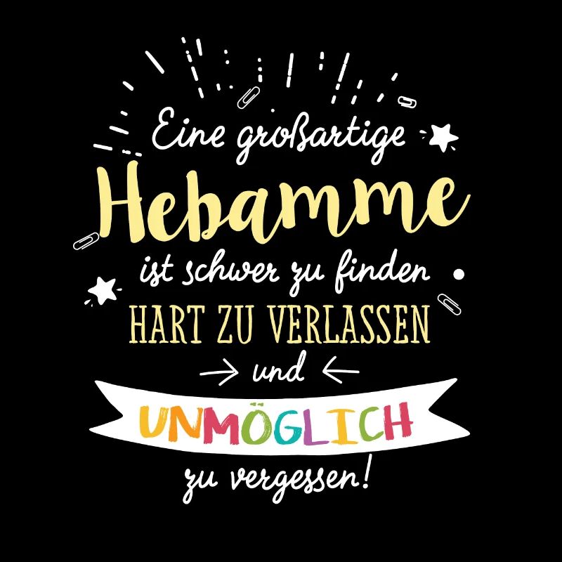 Großartige Hebamme Spruch Abschied Geschenk