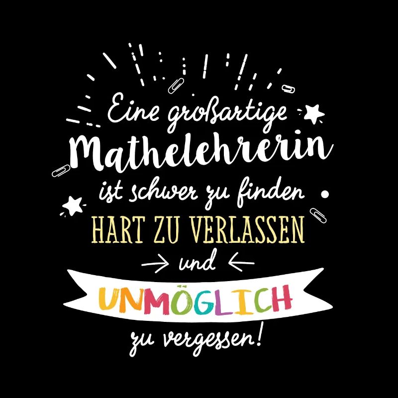 Großartige Mathelehrerin Spruch Abschied Geschenk