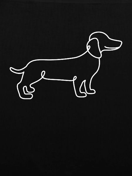 Single Line Design - Dachshund