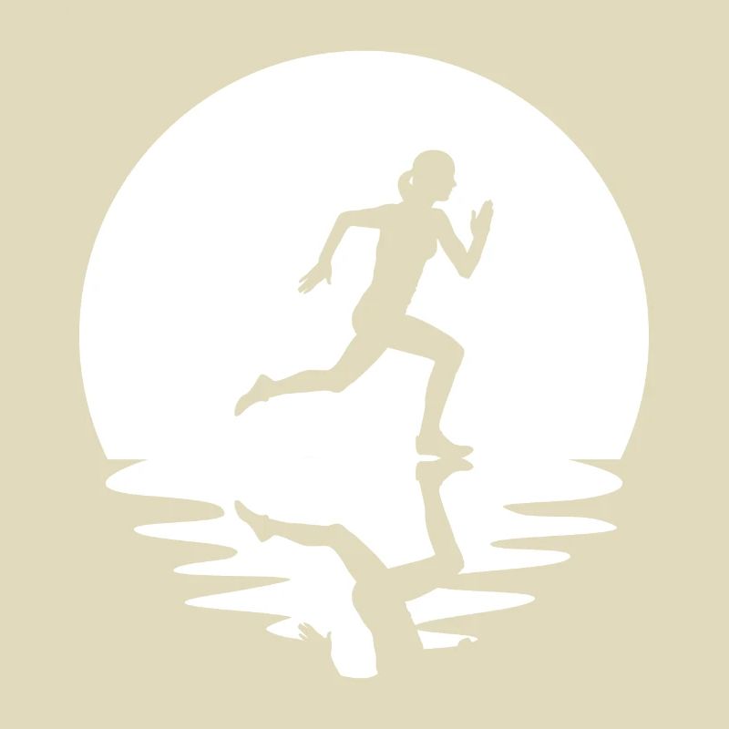 Circle and Reflection - Female Running -