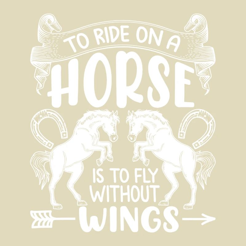 Monter à cheval, c’est comme monter sans ailes.