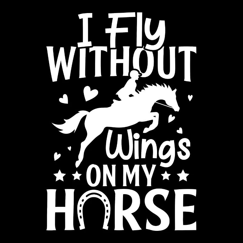 Je vole sans ailes sur mon cheval - (2)