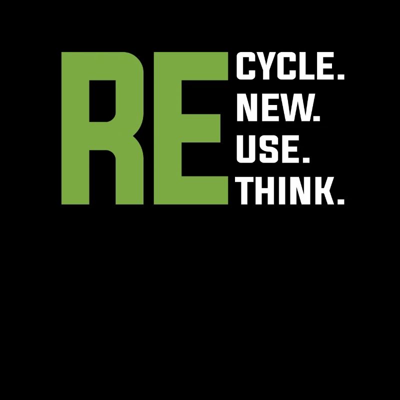 Recycler Réutiliser Repenser Repenser - Jour de la Terre