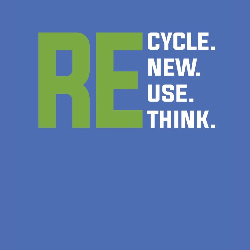 Recycler Réutiliser Repenser Repenser - Jour de la Terre