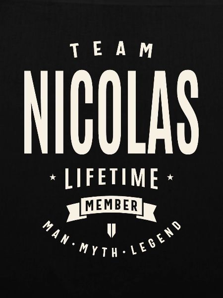 Team Nicolas Lebenslanges Mitglied