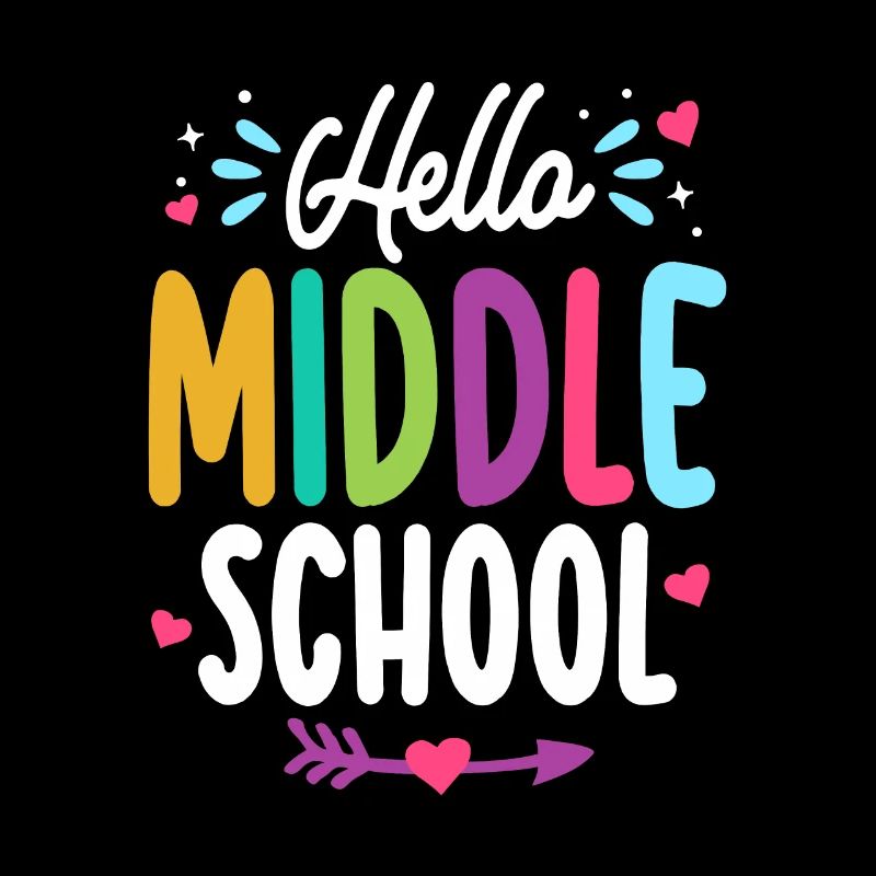 Hello Middle School Back To School Teacher Student