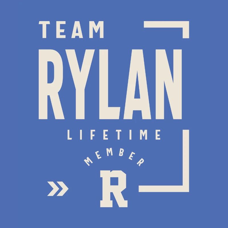 Team Rylan Lebenslanges Mitglied Rylan Name