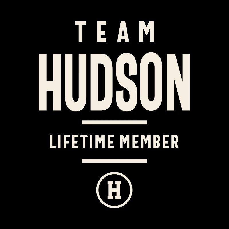 Team Hudson Mitglied auf Lebenszeit - Hudson Name