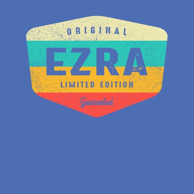 Ezra Personalized Name - Ezra