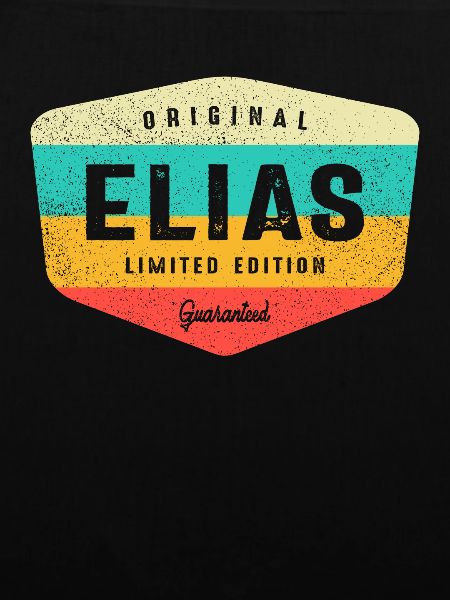 Elias Personalized Name - Elias