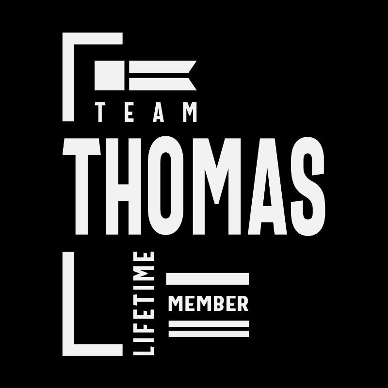 Team Thomas Lebenslanges Mitglied - Name Thomas