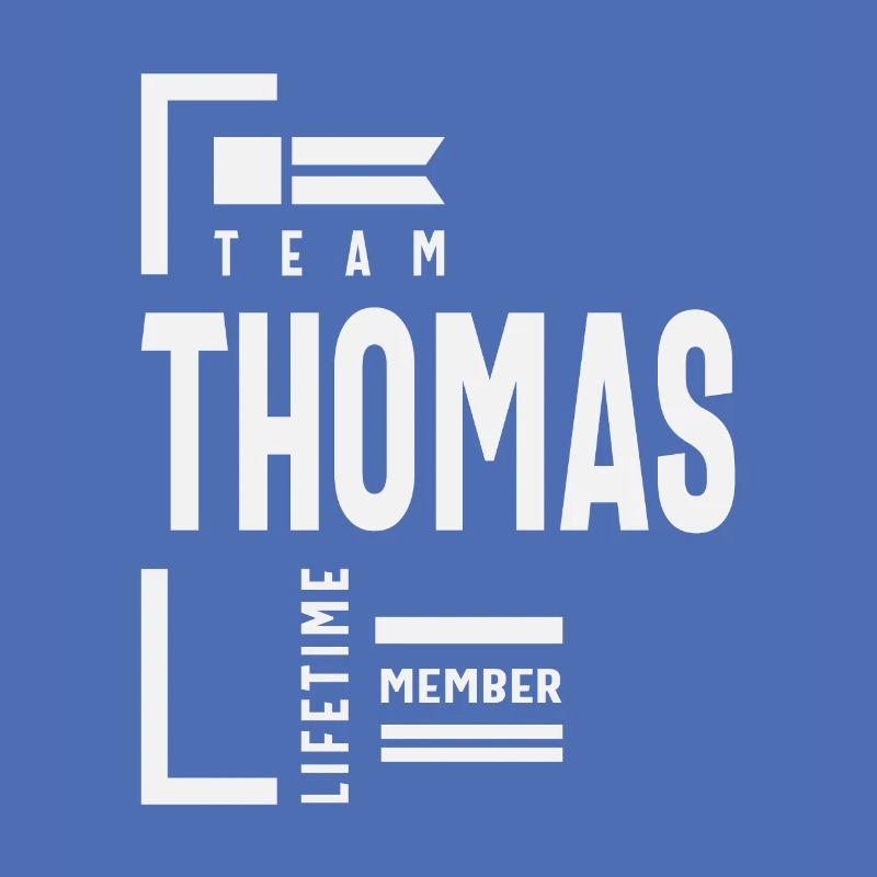 Team Thomas Lebenslanges Mitglied - Name Thomas