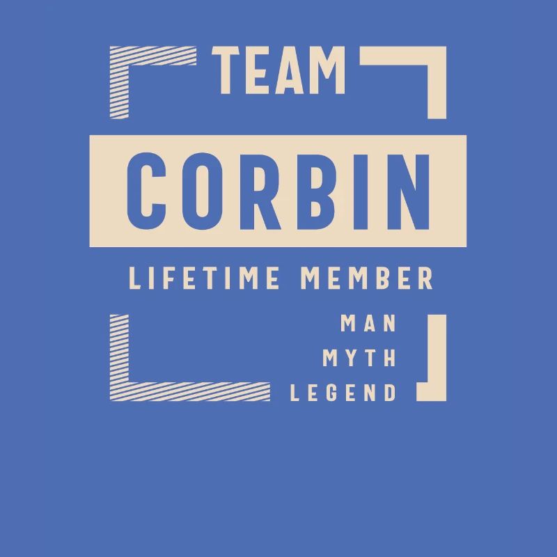 Team Corbin Name des lebenslangen Mitglieds Corbin