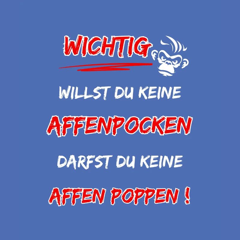 sarkastischer Affenpocken Spruch