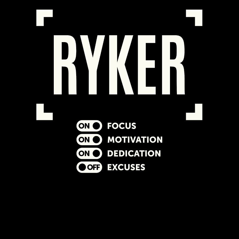 Ryker Focus et motivation - Nom Ryker