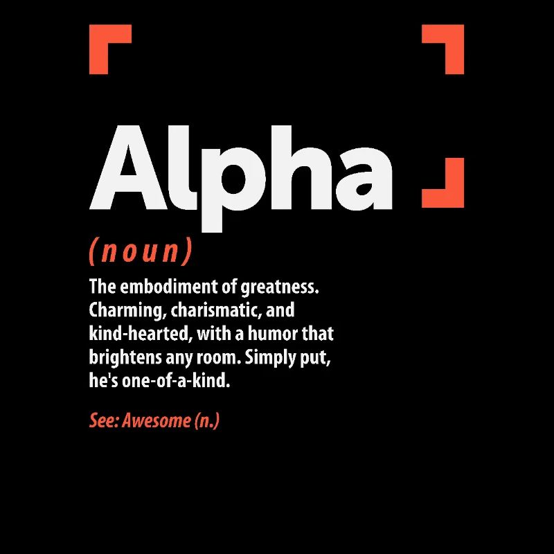 Alpha Definition Personalized Name Alpha