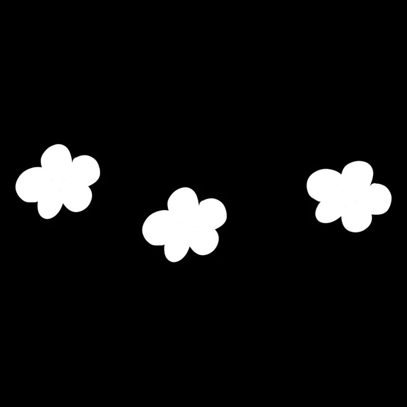 drei blumen blume form symbol