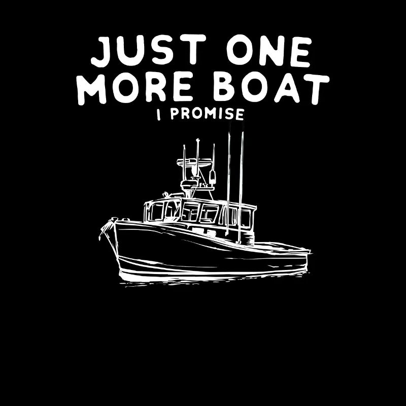 Nur noch ein Boot, das ich verspreche - lustiges Segelgeschenk