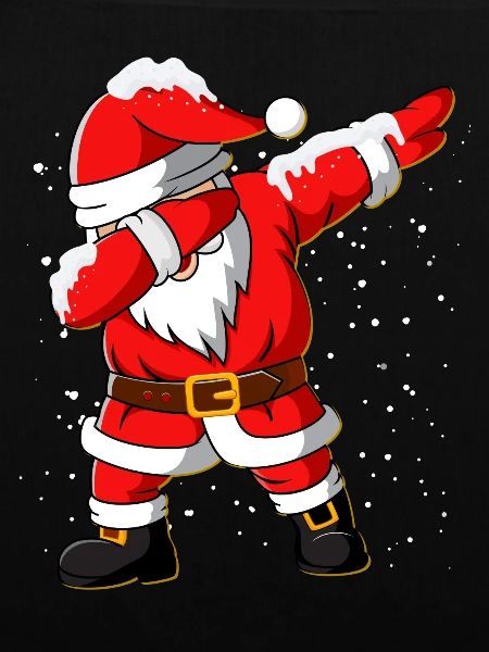 Weihnachtsmann tupfen Weihnachten