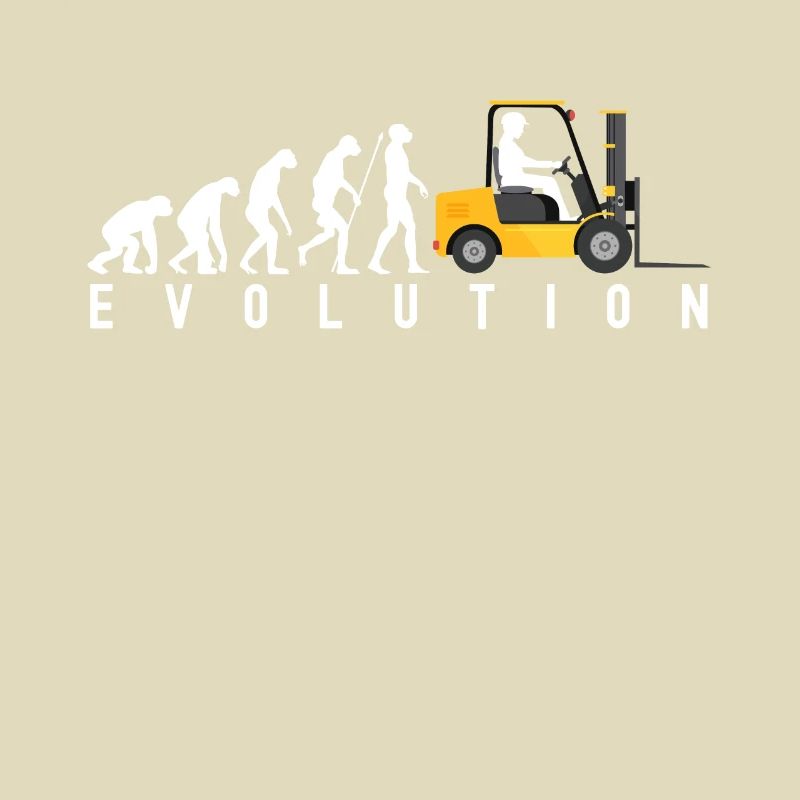 Forklift driver evolution warehouse clerk saying