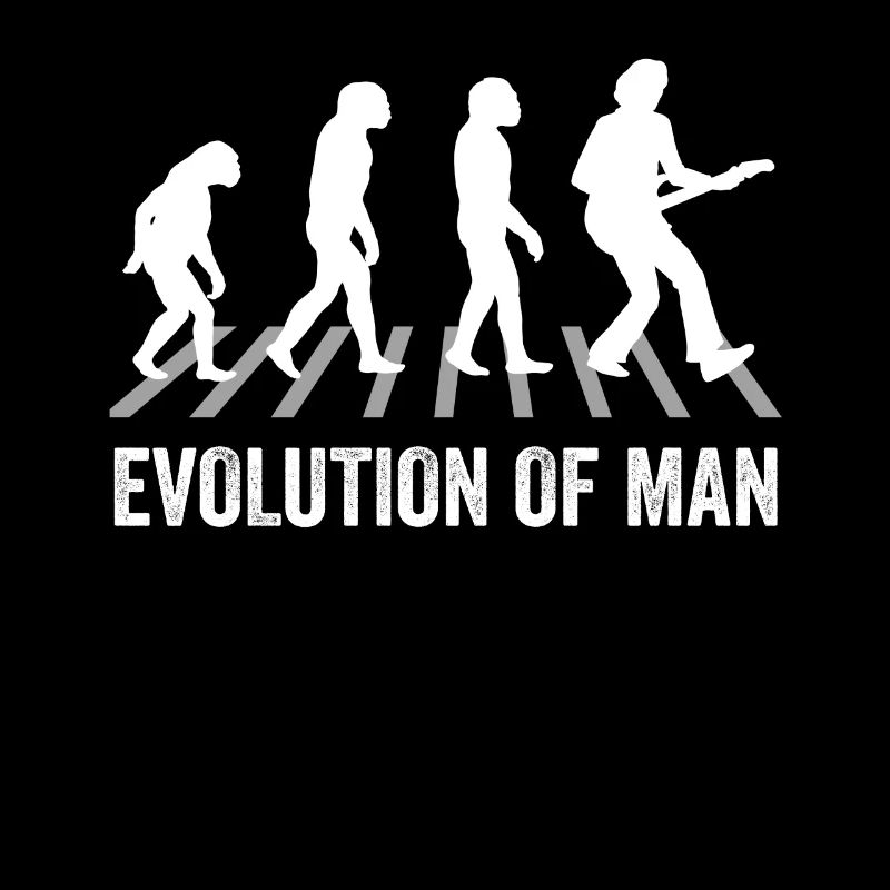 Gitarre Evolution Gitarre Geschenk