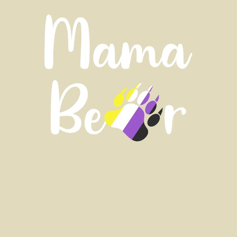 Non-Binary Mama Bear LGBTQ Mom Non-Binary Enby