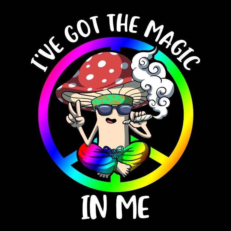Hippie Mushroom Pilz Geschenk