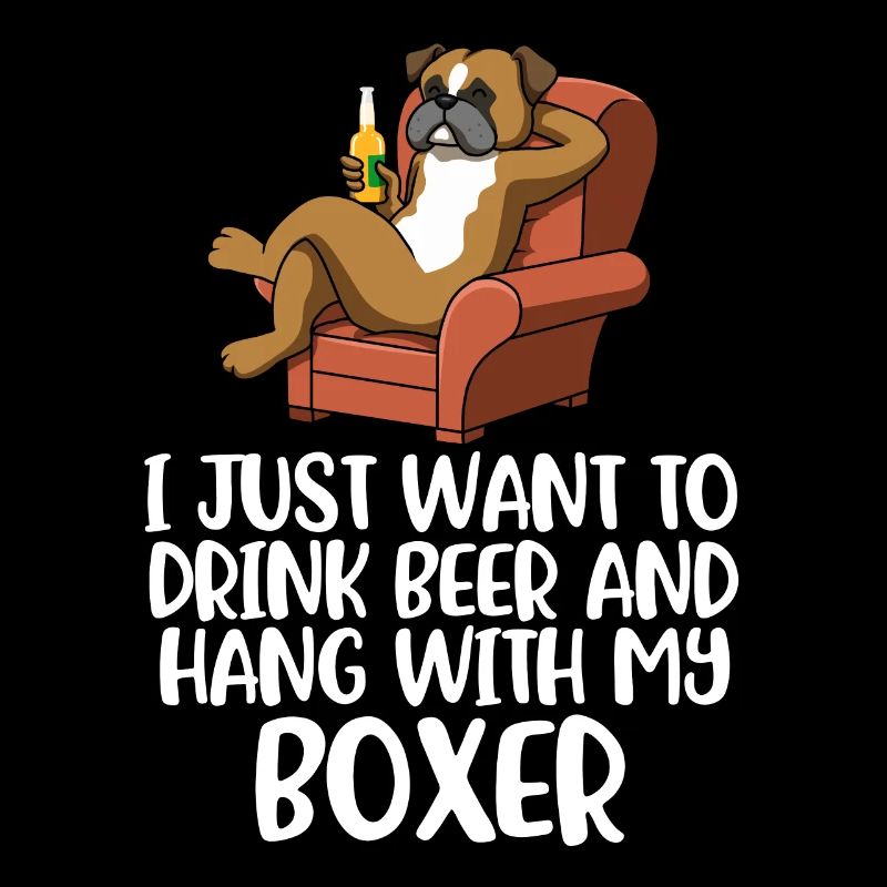Beer And Boxer Boxer Dog Gift
