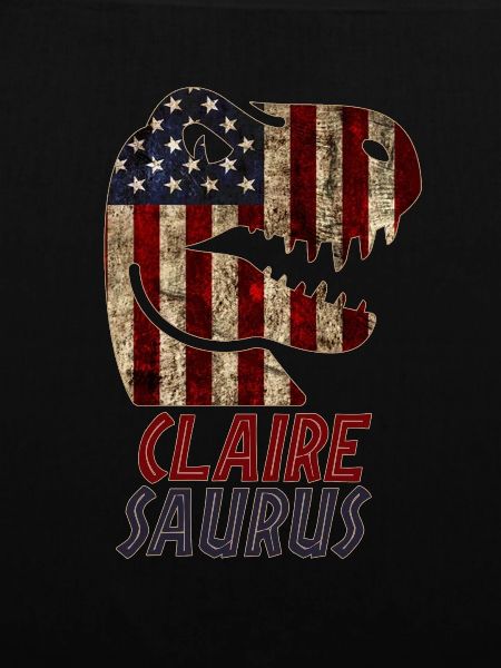 Patriotic Claire Dinosaur Clairesaurus
