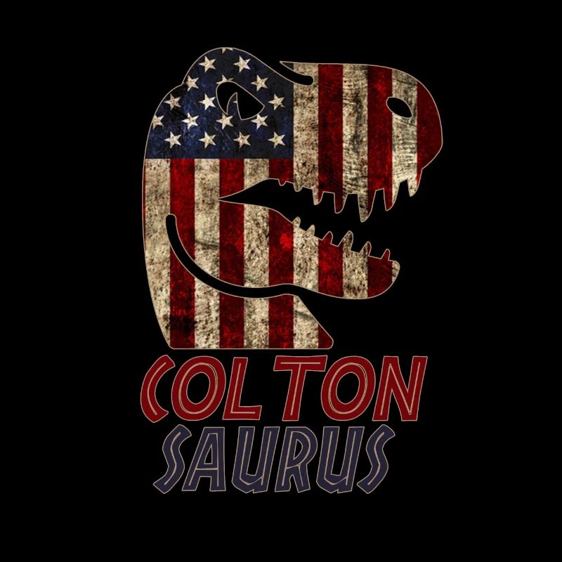 Patriotic Colton Dinosaur Coltonsaurus