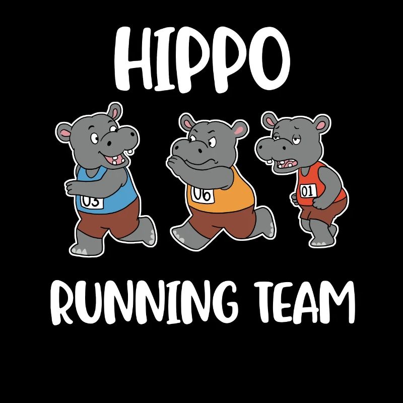 Hippo Running Team Hippo Gift