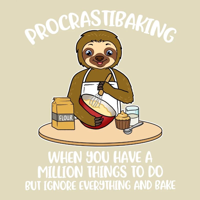 Procrastibaking Prokrastination Geschenk