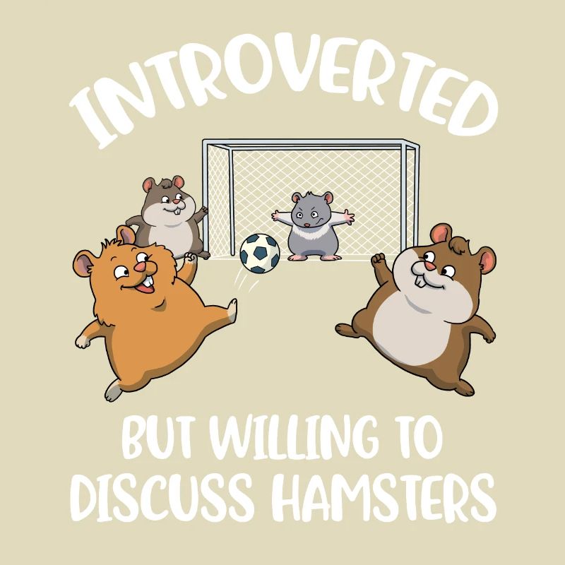 Introverted Hamsters Introvertiert Geschenk