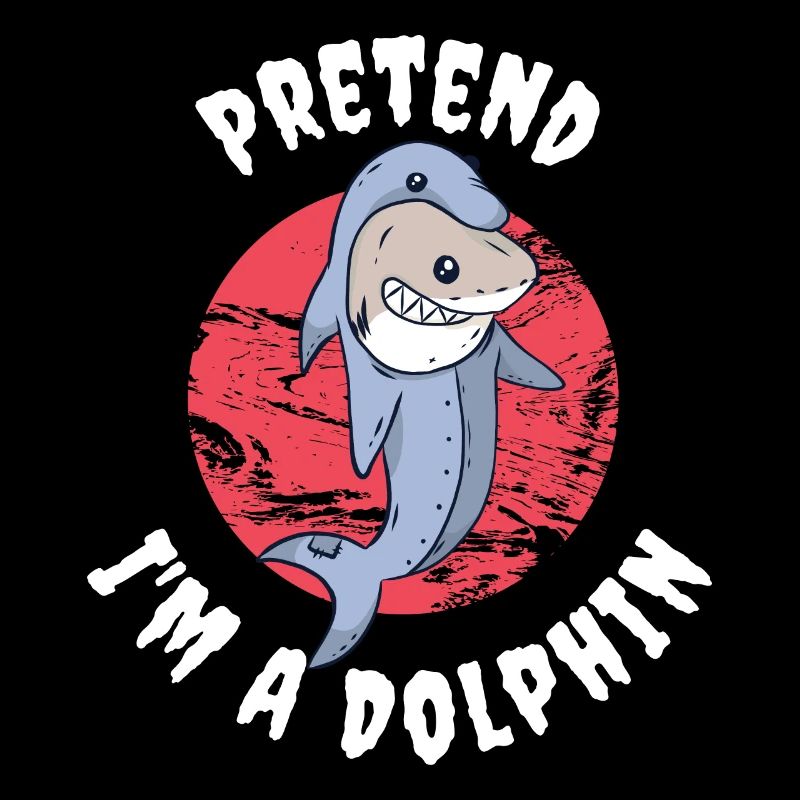 Pretend Im A Dolphin Delphin Geschenk