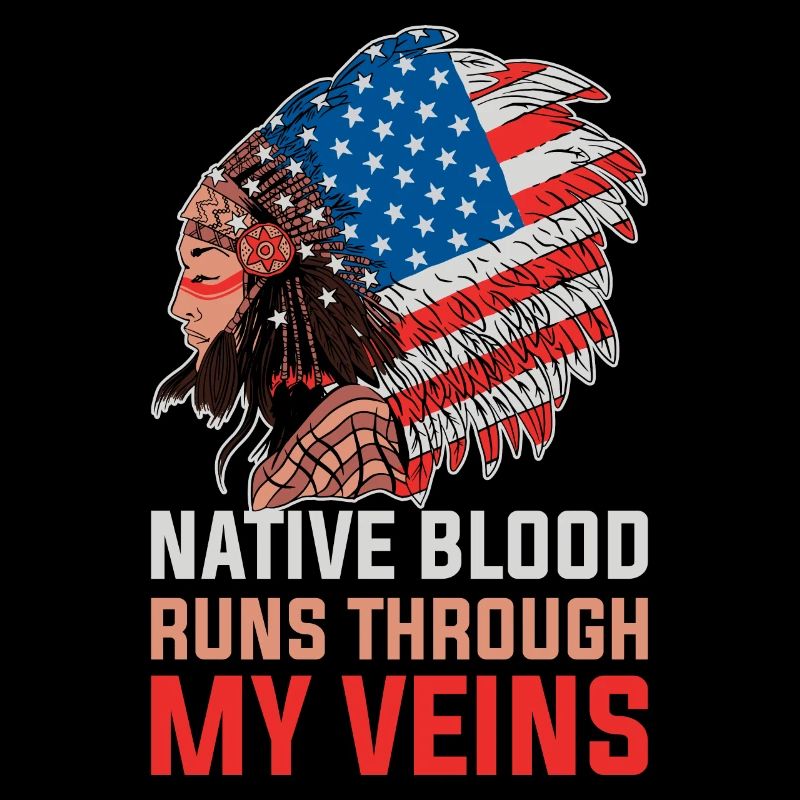 Native Blood Native American Gift