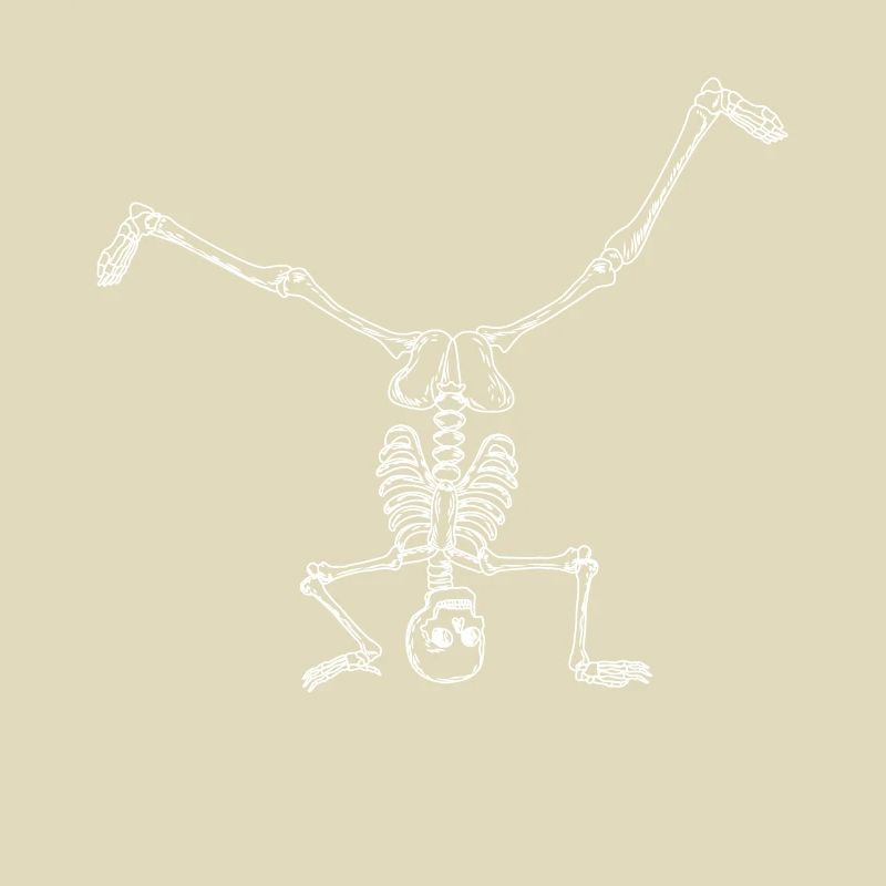 Breakdance breakdancer breakdancing skeleton