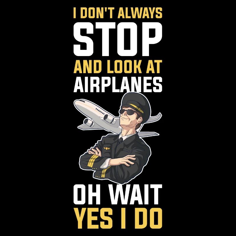 Look At Airplanes Pilot Gift