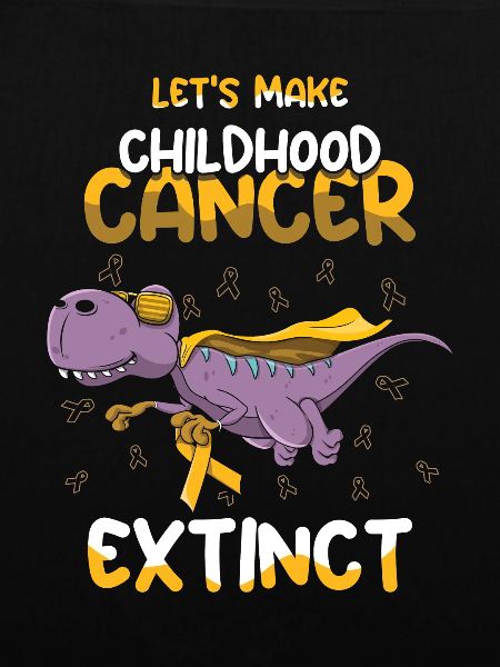 September Unterstützung Dinosaurier Kinderkrebs