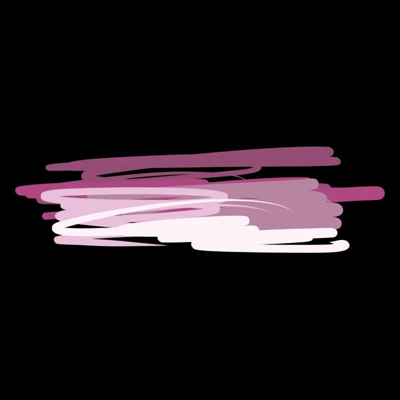 bottom line pink strokes bottom line